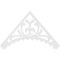 Ekena Millwork Pitch Genova Architectural Grade PVC Gable Pediment, 72"W x 42"H x 1"P (14/12) GPP072X042X100GEN - alternate 3